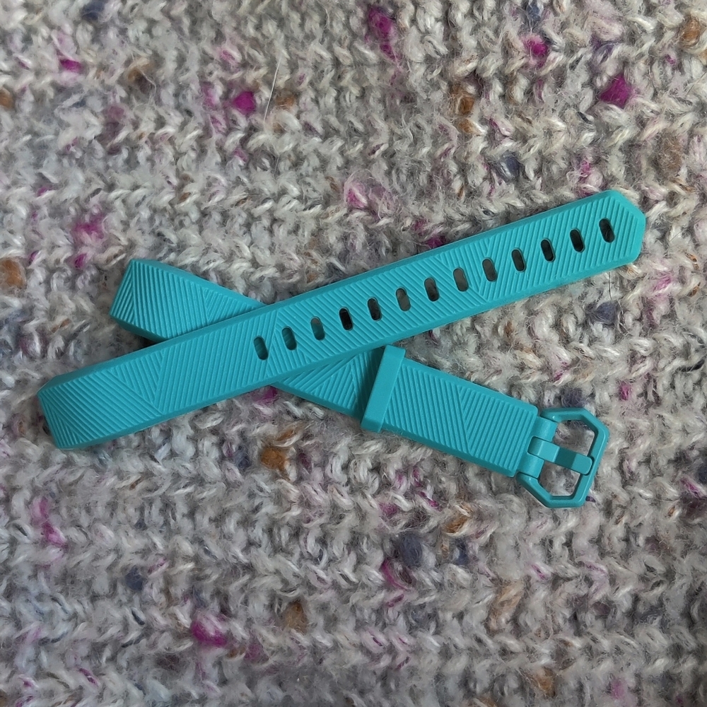 Samsung Gear Fit2 BAND ONLY Teal Geometric Lines L